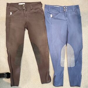 TWO PAIRS OF Tailored Sportsman Trophy Hunter Breeches Girls’ 14R